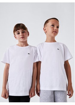 Lacoste T-Shirt TJ1442 Biały Regular Fit ze sklepu MODIVO w kategorii T-shirty chłopięce - zdjęcie 169231299