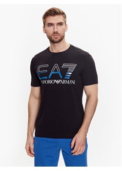 EA7 Emporio Armani T-Shirt 3RPT07 PJLBZ 1200 Czarny Regular Fit ze sklepu MODIVO w kategorii T-shirty męskie - zdjęcie 169231706