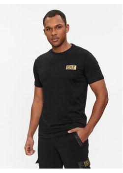 EA7 Emporio Armani T-Shirt 3DPT07 PJM9Z 1200 Czarny Regular Fit ze sklepu MODIVO w kategorii T-shirty męskie - zdjęcie 169232436