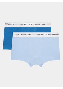 United Colors Of Benetton Komplet 2 par bokserek 3OP80X230 Niebieski ze sklepu MODIVO w kategorii Majtki dziecięce - zdjęcie 169232455