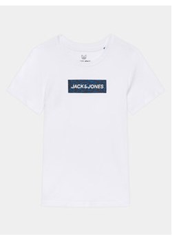 Jack&Jones Junior T-Shirt 12230890 Biały Standard Fit ze sklepu MODIVO w kategorii T-shirty chłopięce - zdjęcie 169232585