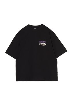 Cropp - Czarna koszulka z nadrukiem - czarny ze sklepu Cropp w kategorii T-shirty męskie - zdjęcie 169234746