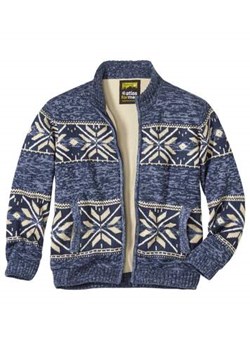 Trykotowa bluza podszyta polarem ze sklepu Atlas For Men w kategorii Swetry męskie - zdjęcie 169235257