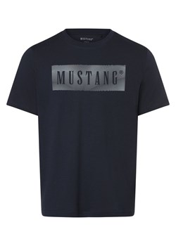 Mustang Koszulka męska - Austin Mężczyźni Bawełna granatowy nadruk ze sklepu vangraaf w kategorii T-shirty męskie - zdjęcie 169235288