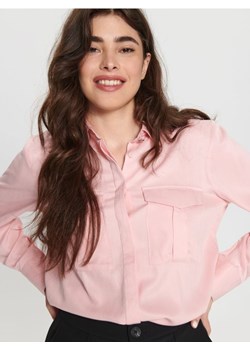 Sinsay - Koszula z kieszeniami - różowy ze sklepu Sinsay w kategorii Koszule damskie - zdjęcie 169236237