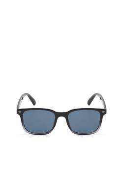 Cropp - Czarne okulary przeciwsłoneczne - czarny ze sklepu Cropp w kategorii Okulary przeciwsłoneczne męskie - zdjęcie 169236657