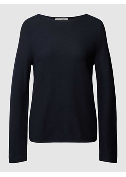 Sweter z dzianiny w jednolitym kolorze ze sklepu Peek&Cloppenburg  w kategorii Swetry damskie - zdjęcie 169237538