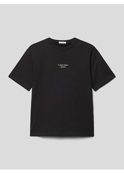 T-shirt z nadrukiem z logo model ‘SERENITY’ ze sklepu Peek&Cloppenburg  w kategorii T-shirty chłopięce - zdjęcie 169239316