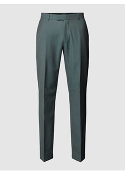 Spodnie do garnituru o kroju slim fit z żywej wełny model ‘Blayr’ ze sklepu Peek&Cloppenburg  w kategorii Spodnie męskie - zdjęcie 169239417