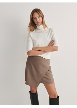 Reserved - Sweter z golfem - złamana biel ze sklepu Reserved w kategorii Bluzki damskie - zdjęcie 169241527