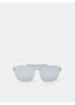 Sinsay - Okulary przeciwsłoneczne - biały ze sklepu Sinsay w kategorii Okulary przeciwsłoneczne męskie - zdjęcie 169242536