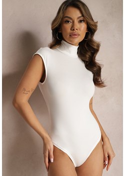 Białe Body z Golfem bez Rękawów Averille ze sklepu Renee odzież w kategorii Bluzki damskie - zdjęcie 169245306