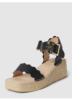 Sandały skórzane na koturnie model ‘LYON HIGH’ ze sklepu Peek&Cloppenburg  w kategorii Sandały damskie - zdjęcie 169247005