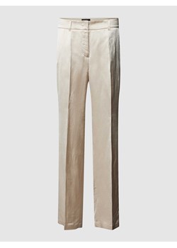 Spodnie materiałowe z prostą nogawką w kant model ‘AMELIE’ ze sklepu Peek&Cloppenburg  w kategorii Spodnie damskie - zdjęcie 169247026