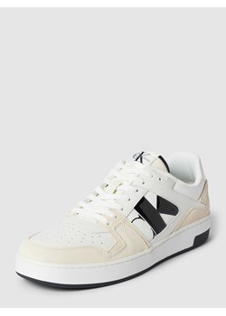 Sneakersy skórzane z obszyciem w kontrastowym kolorze ze sklepu Peek&Cloppenburg  w kategorii Buty sportowe męskie - zdjęcie 169247197