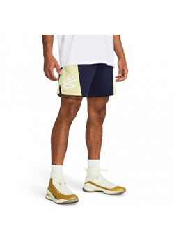 Męskie spodenki do koszykówki Under Armour Curry Splash Short - granatowe ze sklepu Sportstylestory.com w kategorii Spodenki męskie - zdjęcie 169247635