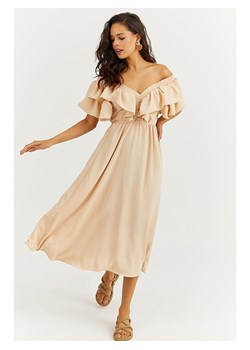 Cool and sexy Sukienka w kolorze beżowym ze sklepu Limango Polska w kategorii Sukienki - zdjęcie 169249178