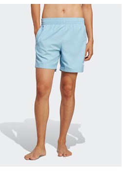 adidas Szorty kąpielowe Originals Essentials Solid Swim Shorts HT4413 Niebieski Regular Fit ze sklepu MODIVO w kategorii Kąpielówki - zdjęcie 169253286