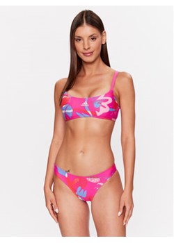 adidas Bikini Padded Flower Graphic Bikini IM1247 Różowy ze sklepu MODIVO w kategorii Stroje kąpielowe - zdjęcie 169253296