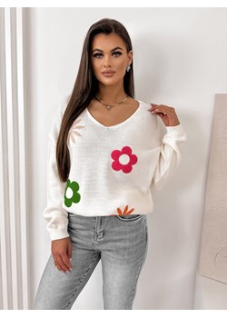 sweter bunnel ecru one size ze sklepu UBRA w kategorii Swetry damskie - zdjęcie 169254646