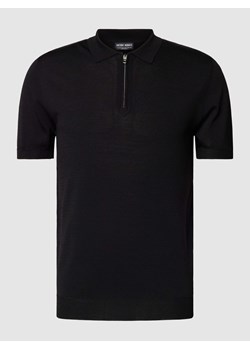 Koszulka polo z krótką listwą na zamek błyskawiczny ze sklepu Peek&Cloppenburg  w kategorii T-shirty męskie - zdjęcie 169255376