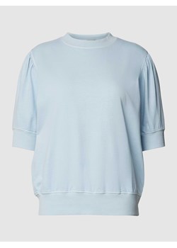 Bluza z prążkowanymi wykończeniami model ‘SMELA’ ze sklepu Peek&Cloppenburg  w kategorii Bluzy damskie - zdjęcie 169255589