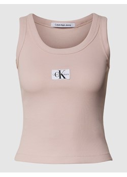 Top na ramiączkach z efektem prążkowania ze sklepu Peek&Cloppenburg  w kategorii Bluzki damskie - zdjęcie 169255816