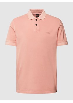 Koszulka polo o kroju slim fit z detalem z logo model ‘Prime’ ze sklepu Peek&Cloppenburg  w kategorii T-shirty męskie - zdjęcie 169255977