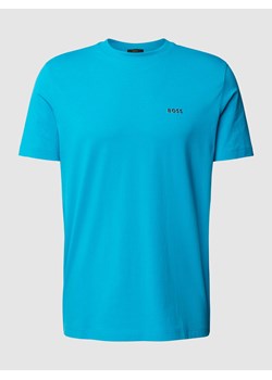 T-shirt z detalem z logo ze sklepu Peek&Cloppenburg  w kategorii T-shirty męskie - zdjęcie 169256086