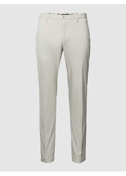 Chinosy o kroju slim fit z bocznymi,wpuszczanymi kieszeniami model ‘ROB’ ze sklepu Peek&Cloppenburg  w kategorii Spodnie męskie - zdjęcie 169256187