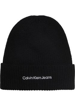 CALVIN KLEIN JEANS Czapka | z dodatkiem wełny ze sklepu Gomez Fashion Store w kategorii Czapki zimowe damskie - zdjęcie 169259105