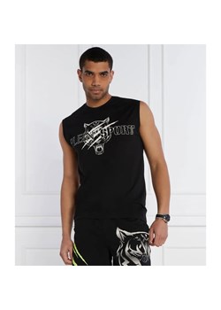 Plein Sport Tank top tiger Line | Regular Fit ze sklepu Gomez Fashion Store w kategorii T-shirty męskie - zdjęcie 169260008