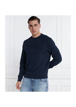 Armani Exchange Bluza | Regular Fit | z dodatkiem lnu ze sklepu Gomez Fashion Store w kategorii Bluzy męskie - zdjęcie 169260428
