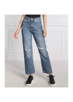 CALVIN KLEIN JEANS Jeansy | Straight fit | high rise ze sklepu Gomez Fashion Store w kategorii Jeansy damskie - zdjęcie 169261296