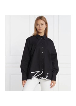 Karl Lagerfeld Koszula karl hem signature shirt | Regular Fit ze sklepu Gomez Fashion Store w kategorii Koszule damskie - zdjęcie 169261305