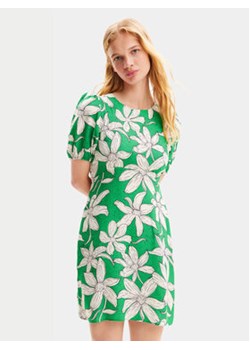 Desigual Sukienka letnia Nashville 24SWVW36 Zielony Straight Fit ze sklepu MODIVO w kategorii Sukienki - zdjęcie 169283566