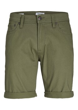 Jack&Jones Szorty jeansowe Rick 12165892 Zielony Regular Fit ze sklepu MODIVO w kategorii Spodenki męskie - zdjęcie 169283799