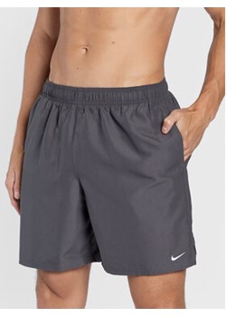 Nike Szorty kąpielowe Volley NESSA559 Szary Regular Fit ze sklepu MODIVO w kategorii Kąpielówki - zdjęcie 169284129