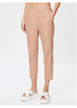 Sisley Spodnie materiałowe 484QLF00S Beżowy Regular Fit ze sklepu MODIVO w kategorii Spodnie damskie - zdjęcie 169284139