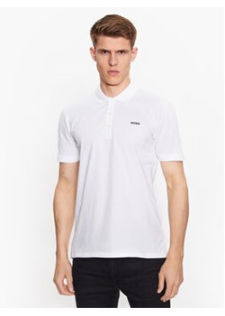 Hugo Polo 50470547 Biały Slim Fit ze sklepu MODIVO w kategorii T-shirty męskie - zdjęcie 169284175