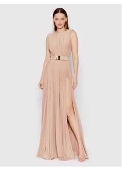 Elisabetta Franchi Sukienka wieczorowa AB-218-22E2-V540 Różowy Slim Fit ze sklepu MODIVO w kategorii Sukienki - zdjęcie 169284536