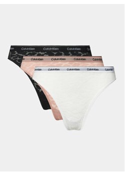 Calvin Klein Underwear Komplet 3 par fig klasycznych 000QD5069E Kolorowy ze sklepu MODIVO w kategorii Majtki damskie - zdjęcie 169284697