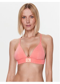 Calvin Klein Swimwear Góra od bikini KW0KW01974 Pomarańczowy ze sklepu MODIVO w kategorii Stroje kąpielowe - zdjęcie 169285179