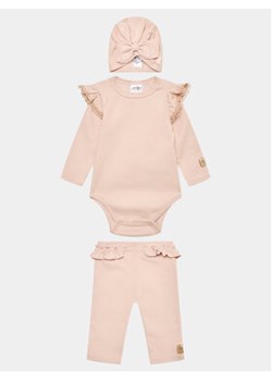 Jamiks Body dziecięce Harper JWF144 Różowy Regular Fit ze sklepu MODIVO w kategorii Body niemowlęce - zdjęcie 169285727