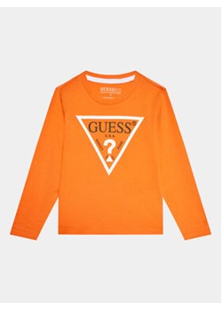 Guess Bluzka N84I24 K8HM0 Pomarańczowy Regular Fit ze sklepu MODIVO w kategorii T-shirty chłopięce - zdjęcie 169285859