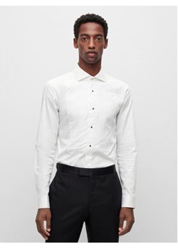 Boss Koszula 50484514 Biały Slim Fit ze sklepu MODIVO w kategorii Koszule męskie - zdjęcie 169287017