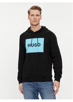 Hugo Bluza Duratschi223 50473168 Czarny Regular Fit ze sklepu MODIVO w kategorii Bluzy męskie - zdjęcie 169287039