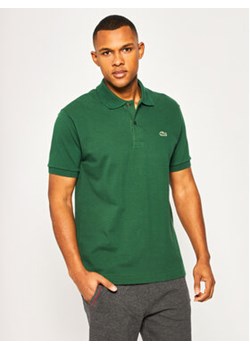 Lacoste Polo L1212 Zielony Regular Fit ze sklepu MODIVO w kategorii T-shirty męskie - zdjęcie 169287169