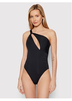 Seafolly Strój kąpielowy One Shoulder 10887-942 Czarny ze sklepu MODIVO w kategorii Stroje kąpielowe - zdjęcie 169287256