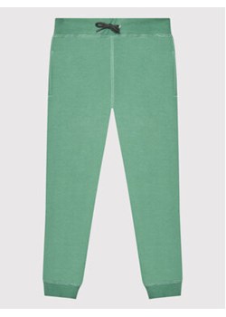 NAME IT Spodnie dresowe Solid Coloured 13153684 Zielony Regular Fit ze sklepu MODIVO w kategorii Spodnie chłopięce - zdjęcie 169287527